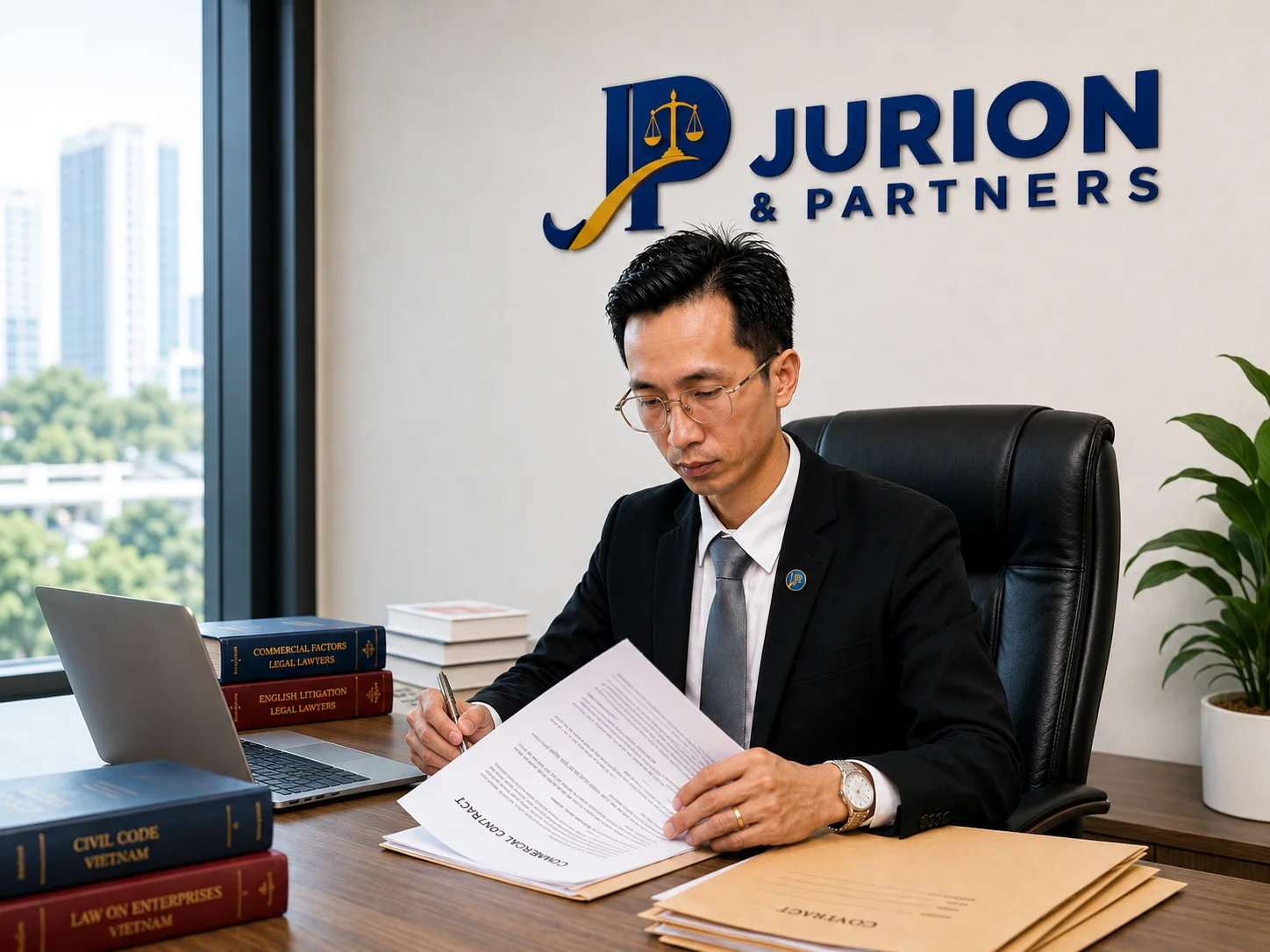 Portrait of a lawyer Võ Thiện Hiển